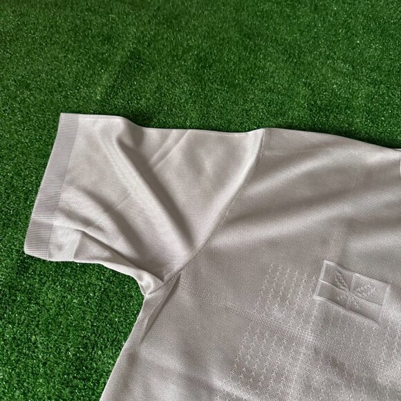 Good Time 80s 90s Vintage Mesh Polo Shirt NWT Size 48 One Pocket 100% Polyester - Picture 5 of 15